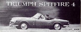 Triumph- Spitfire MK I bzw. Spitfire 4 (F)